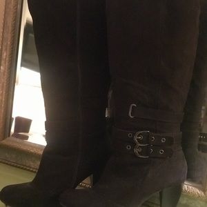 Black Suede boot